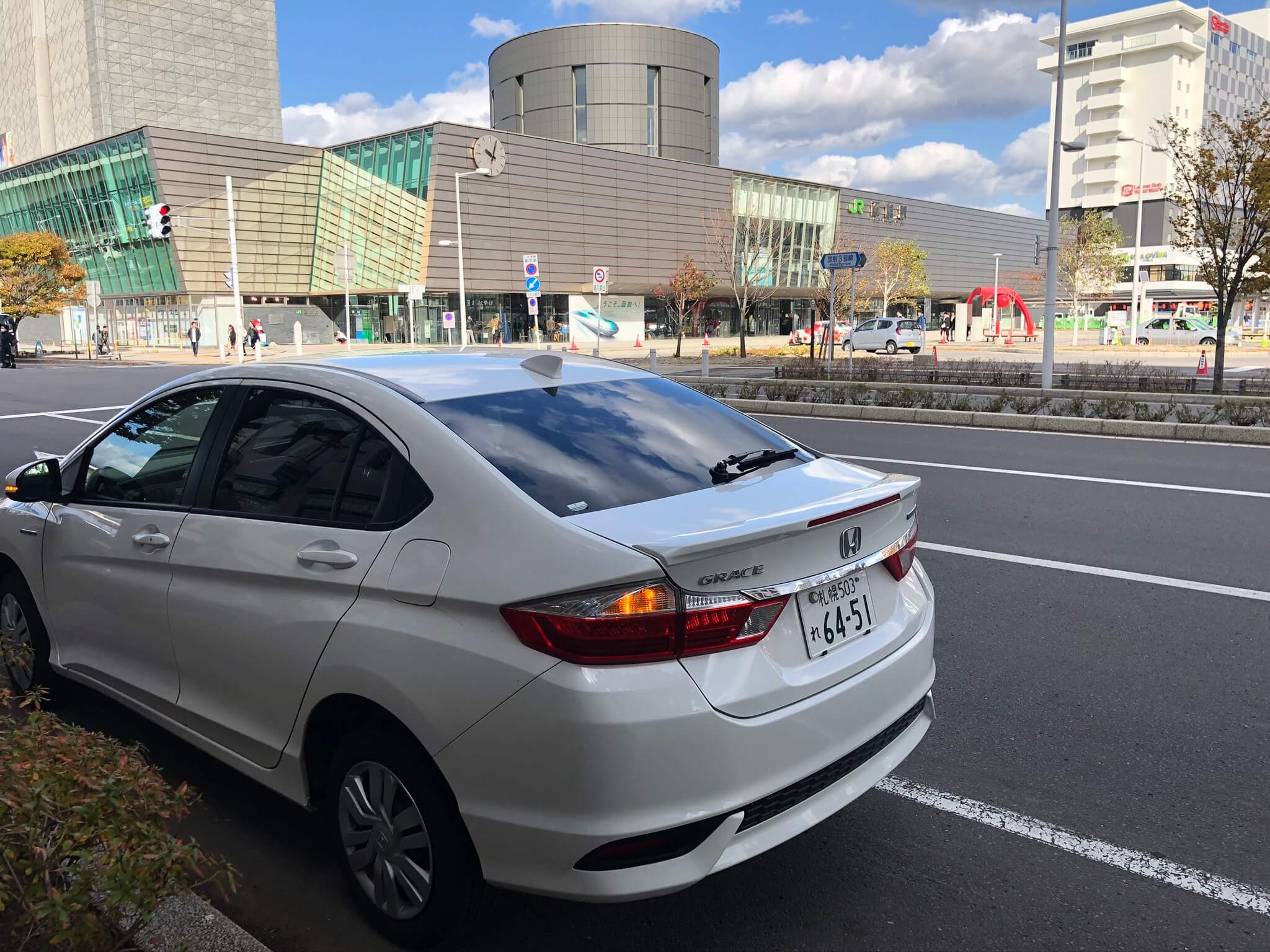 函館駅に到着～気になる距離・燃費は？