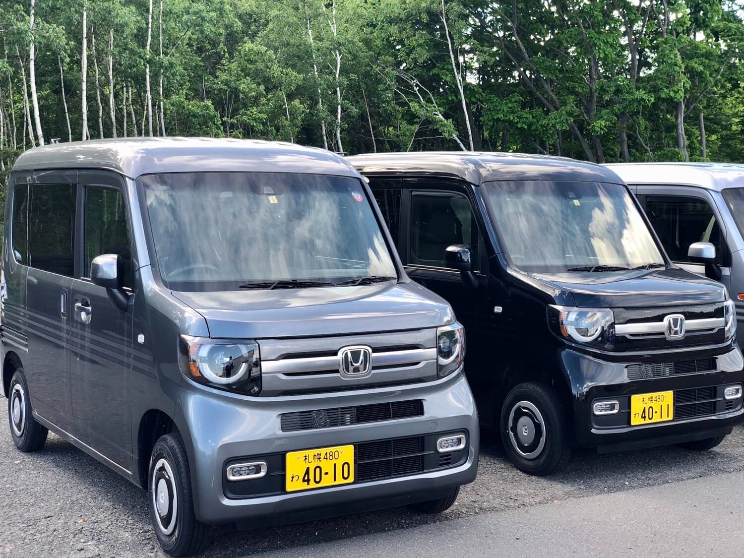 北海道でキャンプを満喫 N Van車中泊仕様のレンタカー準備中