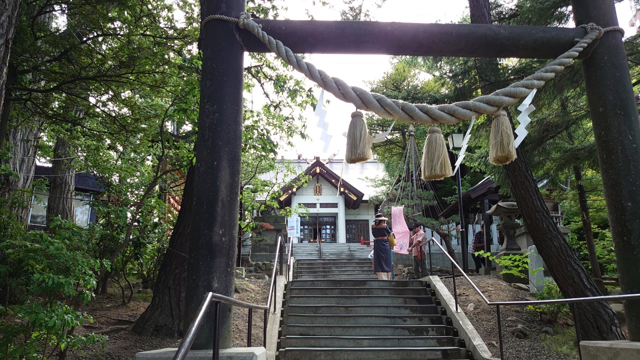 手稲神社の階段２