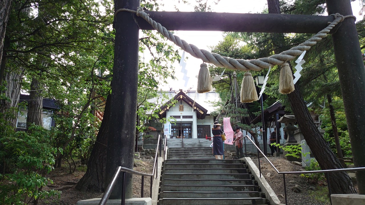 手稲神社の階段2