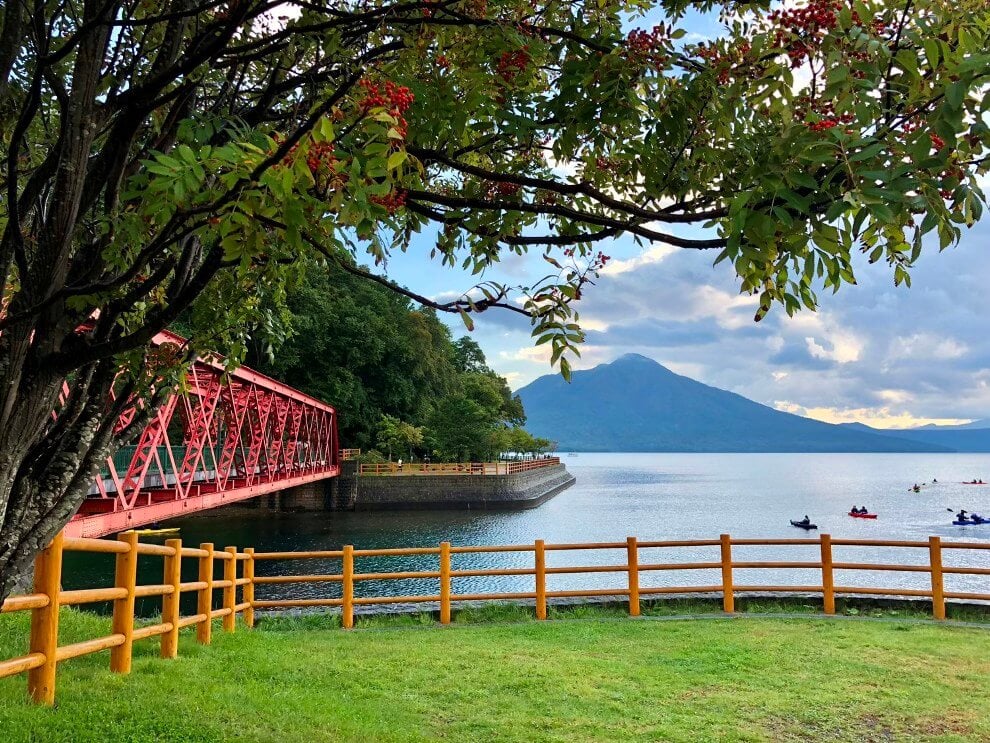 支笏湖山線鉄橋の写真