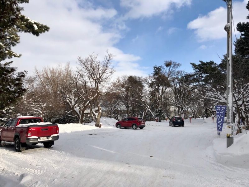 札幌伏見稲荷神社の駐車場