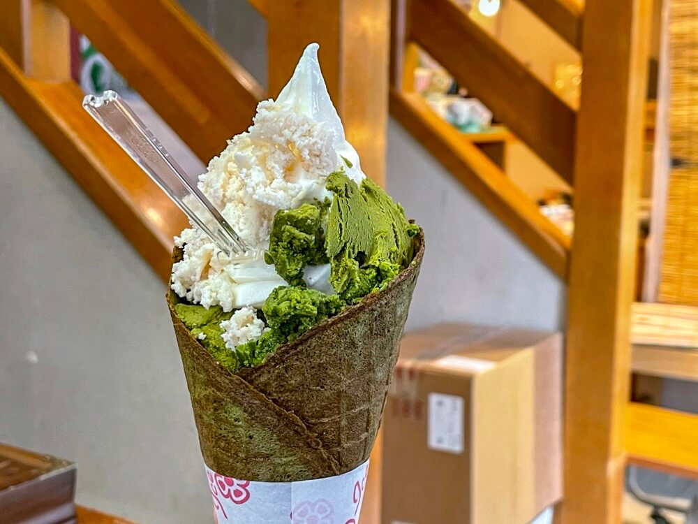 玉翠園の雪萌えパフェ