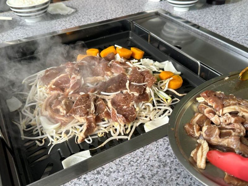 レストランかねひろのジンギスカン
