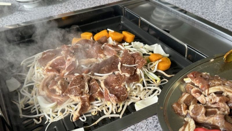 レストランかねひろのジンギスカン